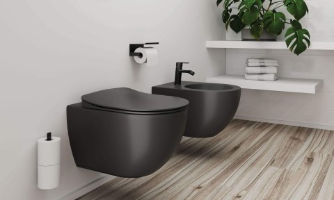 Miska WC z deską bezkołnierzowa Miska WC z deską bezkołnierzowa