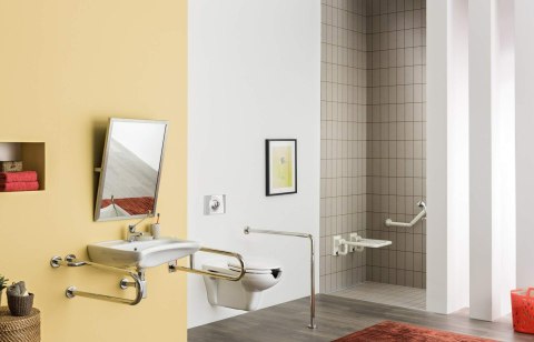 Miska WC z deską dla osób z ograniczeniami ruchowymi Miska WC z deską dla osób z ograniczeniami ruchowymi