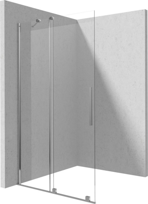 Ścianka prysznicowa walk-in 100 cm - przesuwna Ścianka prysznicowa walk-in 100 cm - przesuwna