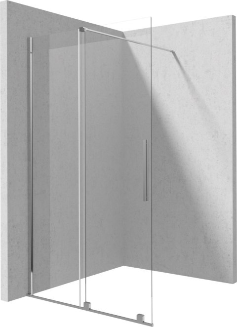 Ścianka prysznicowa walk-in 120 cm - przesuwna Ścianka prysznicowa walk-in 120 cm - przesuwna