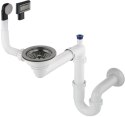 Syfon do zlewozmywaka 1-komorowego - Space-Saver
