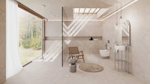 Miska WC z deską bezkołnierzowa Miska WC z deską bezkołnierzowa
