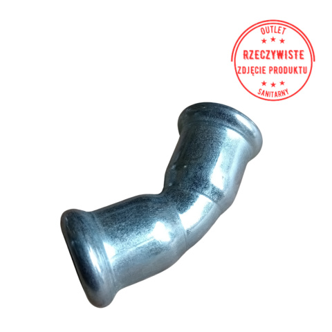 Kolano dwukielichowe SteelPress Raccorderie Metalliche d15 45° Kolano dwukielichowe SteelPress Raccorderie Metalliche d15 45°