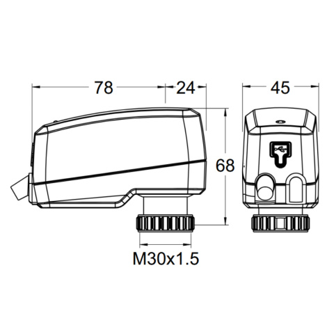 Cyfrowo konfiguralny siłownik IMI TA-SLIDER 160 Cyfrowo konfiguralny siłownik IMI TA-SLIDER 160