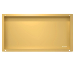 WALL-BOX NO RIM - Półka wnękowa bezramkowa GOLD 60x30x10 cm