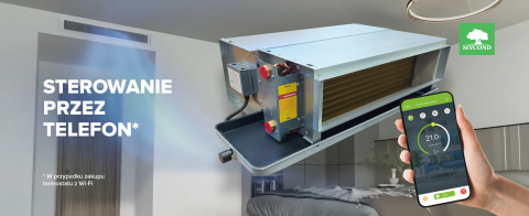 Klimakonwektor o niskim ciśnieniu MYCOND SLIM AC MCFC-085-AT2 Klimakonwektor o niskim ciśnieniu MYCOND SLIM AC MCFC-085-AT2