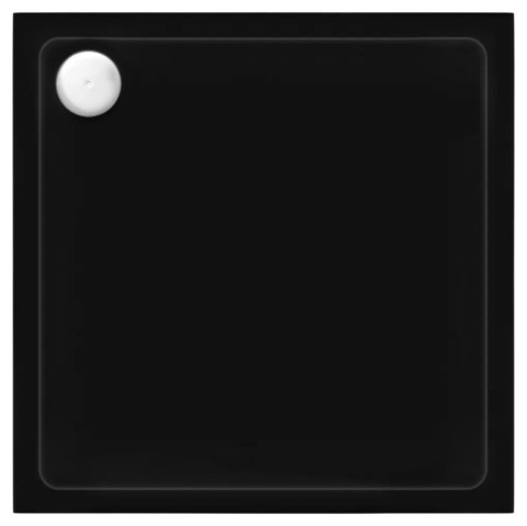 BRODZIK SAVOY BLACK 80x80x6cm + SYFON BRODZIK SAVOY BLACK 80x80x6cm + SYFON