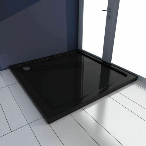 BRODZIK SAVOY BLACK 80x80x6cm + SYFON BRODZIK SAVOY BLACK 80x80x6cm + SYFON