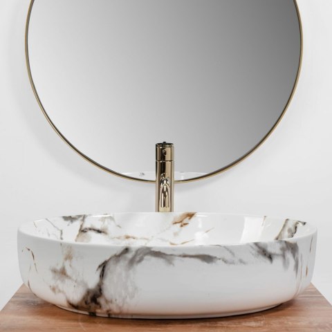 UMYWALKA QUEEN CARRARA SHINY - NABLATOWA UMYWALKA QUEEN CARRARA SHINY - NABLATOWA