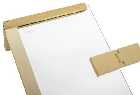 KABINA HUGO BRUSH GOLD 100x100 KABINA HUGO BRUSH GOLD 100x100