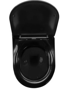 Miska WC REA CARLO MINI RIMLESS GOLD BLACK