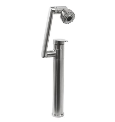 BATERIA UMYWALKOWA PACO NIKIEL SZCZOTKOWANY WYSOKA BATERIA UMYWALKOWA PACO NIKIEL SZCZOTKOWANY WYSOKA
