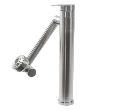 BATERIA UMYWALKOWA PACO NIKIEL SZCZOTKOWANY WYSOKA BATERIA UMYWALKOWA PACO NIKIEL SZCZOTKOWANY WYSOKA
