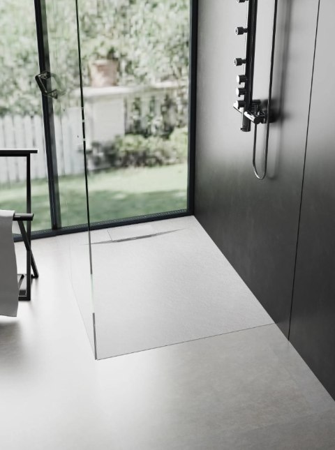 BRODZIK BAZALT WHITE 90x90 BRODZIK BAZALT WHITE 90x90