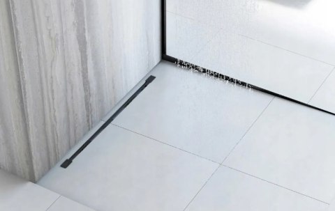 LISTWA SPADKOWA CZARNA 100 cm LEWA LISTWA SPADKOWA CZARNA 100 cm LEWA