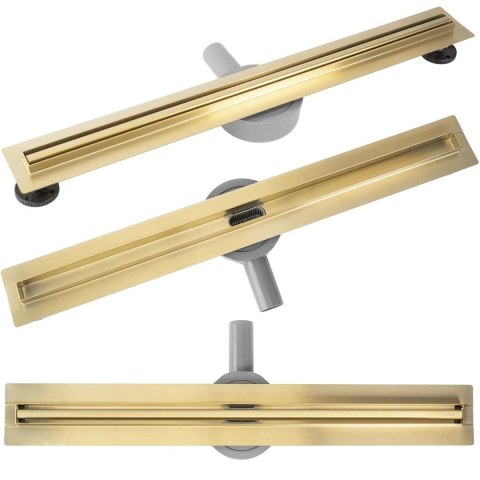ODPŁYW NEOX SLIM PRO ZŁOTY SZCZOTKOWANY 600 ODPŁYW NEOX SLIM PRO ZŁOTY SZCZOTKOWANY 600