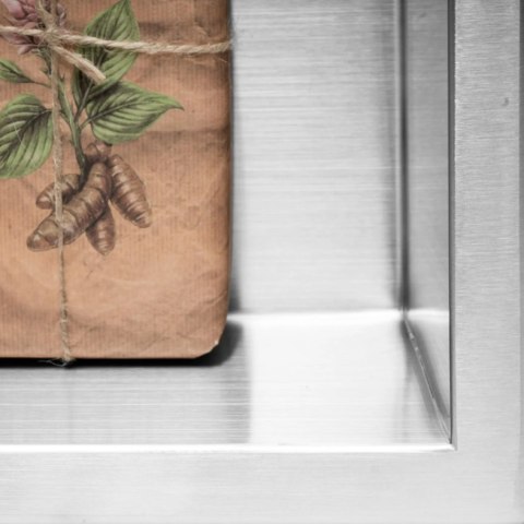 PÓŁKA WNĘKOWA 02 30x45x10 STAL SZCZOTKOWANA PÓŁKA WNĘKOWA 02 30x45x10 STAL SZCZOTKOWANA