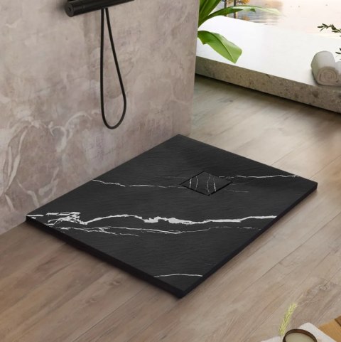 BRODZIK MAGNUM CARRARA BLACK 90x120 BRODZIK MAGNUM CARRARA BLACK 90x120