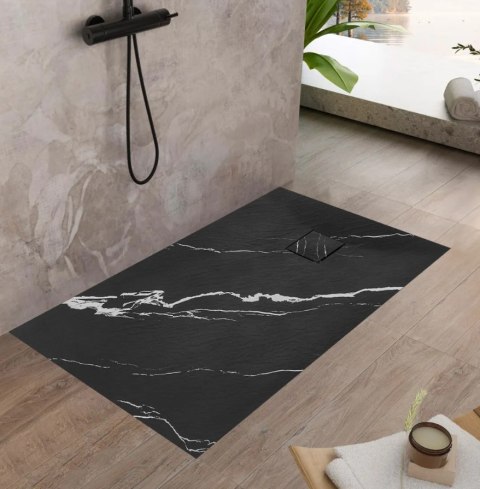 BRODZIK MAGNUM CARRARA BLACK 90x120 BRODZIK MAGNUM CARRARA BLACK 90x120