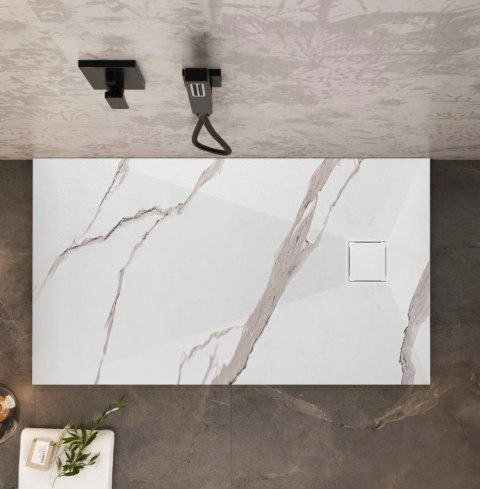 BRODZIK MAGNUM CARRARA WHITE 80x100 BRODZIK MAGNUM CARRARA WHITE 80x100