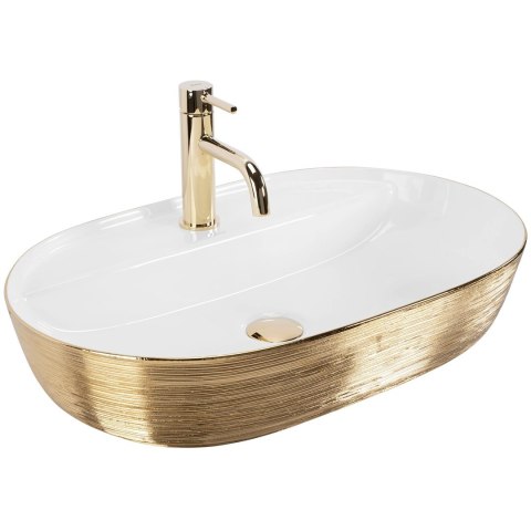 UMYWALKA AURA 61 BRUSH GOLD/WHITE - NABLATOWA UMYWALKA AURA 61 BRUSH GOLD/WHITE - NABLATOWA