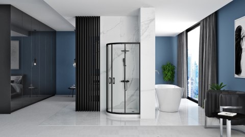 KABINA LOOK BLACK 90x90 KABINA LOOK BLACK 90x90