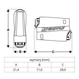 Zawiesie linkowe Gripple XP23EF8 (10 szt. w opakowaniu)