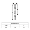 Zawiesie linkowe Gripple XP23EF8 (10 szt. w opakowaniu)