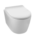 Zestaw podtynkowy WC stelaż Fix Frame Standard z białą miską WC Luxa i przyciskiem spłukującym Exo/Lxo