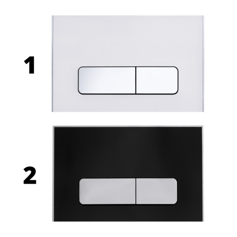 Zestaw podtynkowy WC stelaż Fix Frame Slim z białą miską WC Luxa i przyciskiem spłukującym Ixo Zestaw podtynkowy WC stelaż Fix Frame Slim z białą miską WC Luxa i przyciskiem spłukującym Ixo