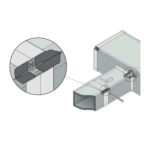 Niewidzialny profil PVC (30 mm, 1 mb) Niewidzialny profil PVC (30 mm, 1 mb)