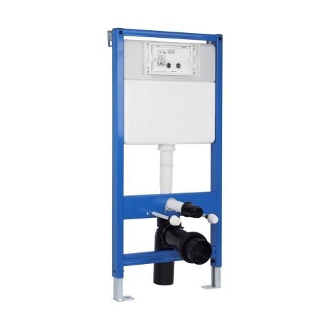Zestaw podtynkowy WC stelaż Fix Frame Slim z czarną miską WC Luna i przyciskiem spłukującym IXO Zestaw podtynkowy WC stelaż Fix Frame Slim z czarną miską WC Luna i przyciskiem spłukującym IXO
