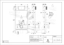 Zestaw podtynkowy WC stelaż Fix Frame Standard z czarną miską WC Luxa i przyciskiem spłukującym IXO