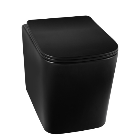 Zestaw podtynkowy WC stelaż Fix Frame Standard z czarną miską WC Luga i przyciskiem spłukującym Ixo Zestaw podtynkowy WC stelaż Fix Frame Standard z czarną miską WC Luga i przyciskiem spłukującym Ixo