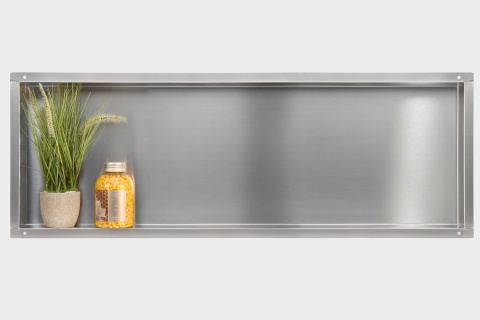 WALL-BOX NO RIM - Półka wnękowa bezramkowa INOX 90x30x10 cm WALL-BOX NO RIM - Półka wnękowa bezramkowa INOX 90x30x10 cm