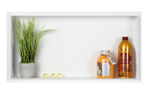 WALL-BOX No Rim White - Półka wnękowa bezramkowa biała 60x30x10 cm WALL-BOX No Rim White - Półka wnękowa bezramkowa biała 60x30x10 cm