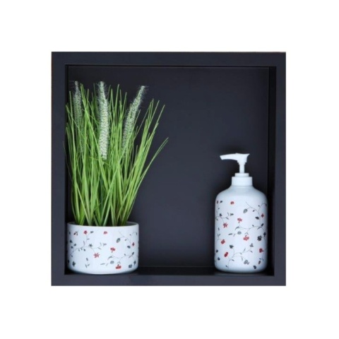 WALL-BOX ONE Black - Półka pojedyncza czarna 30x30x10 cm WALL-BOX ONE Black - Półka pojedyncza czarna 30x30x10 cm