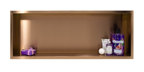 WALL-BOX ONE Copper - Półka pojedyncza miedziana 90x30x10 cm WALL-BOX ONE Copper - Półka pojedyncza miedziana 90x30x10 cm