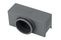 G-Drain Next Odpływ liniowy 100 cm ze szklanym panelem Double Dark