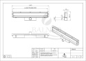 W-Drain 2w1 Odpływ liniowy ścienny 100 cm dwustronny chrom