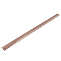 Listwa spadkowa podłogowa czołowa 130 cm miedziana