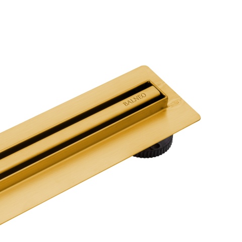 Slim&Low ProLine Gold Odpływ liniowy 70 cm złoty Slim&Low ProLine Gold Odpływ liniowy 70 cm złoty