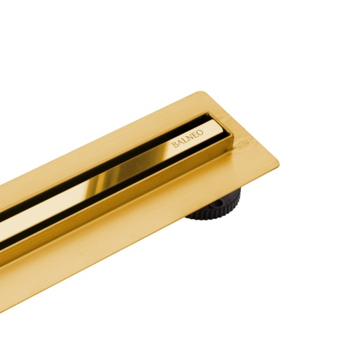 Slim&Low ProLine Mirror Gold Odpływ liniowy 70 cm złoty lustrzany Slim&Low ProLine Mirror Gold Odpływ liniowy 70 cm złoty lustrzany