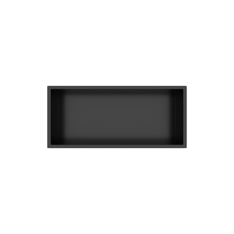WALL-BOX ONE Black Półka wnękowa ze stali nierdzewnej czarna 45x20x10 cm WALL-BOX ONE Black Półka wnękowa ze stali nierdzewnej czarna 45x20x10 cm