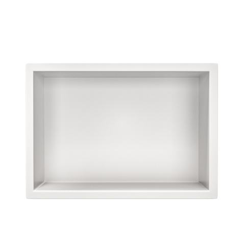 WALL-BOX ONE White Półka wnękowa ze stali nierdzewnej biała 30x20x10 cm WALL-BOX ONE White Półka wnękowa ze stali nierdzewnej biała 30x20x10 cm