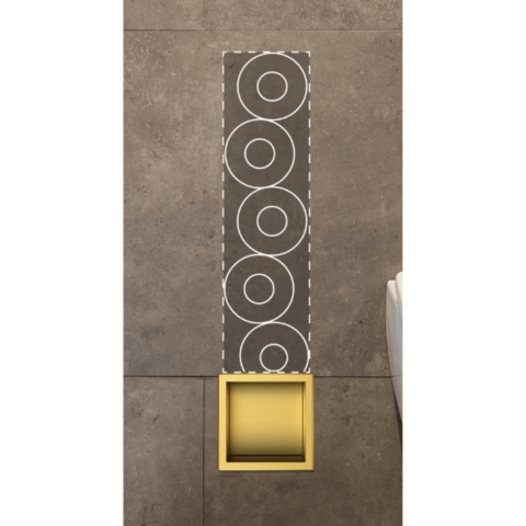 WALL-BOX PAPER 3 Gold - Magazynek na papier złoty WALL-BOX PAPER 3 Gold - Magazynek na papier złoty