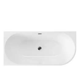 Wanna wolnostojąca narożna lewa AVOLA WHITE - 160 x 80 cm