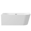 Wanna wolnostojąca narożna lewa AVOLA WHITE - 160 x 80 cm