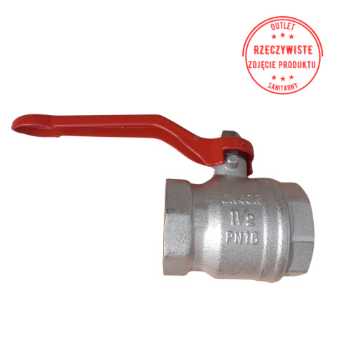 Zawór kulowy DN40 1 1/2'' PN16 z rączką Zawór kulowy DN40 1 1/2'' PN16 z rączką
