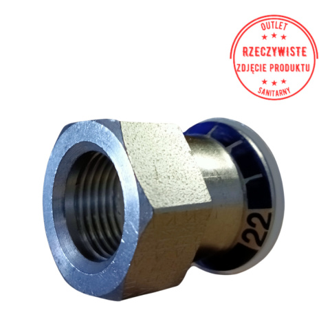 Złączka Geberit Mapress Edelstahl GW 22x1/2'' Złączka Geberit Mapress Edelstahl GW 22x1/2''